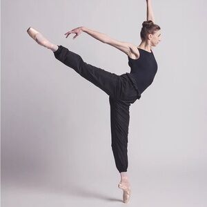 WorldWideBallet Trashbag Warm Up Pants Black